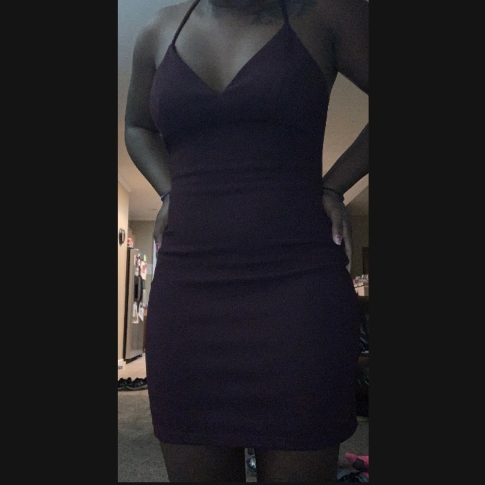 Burgundy homecoming dress